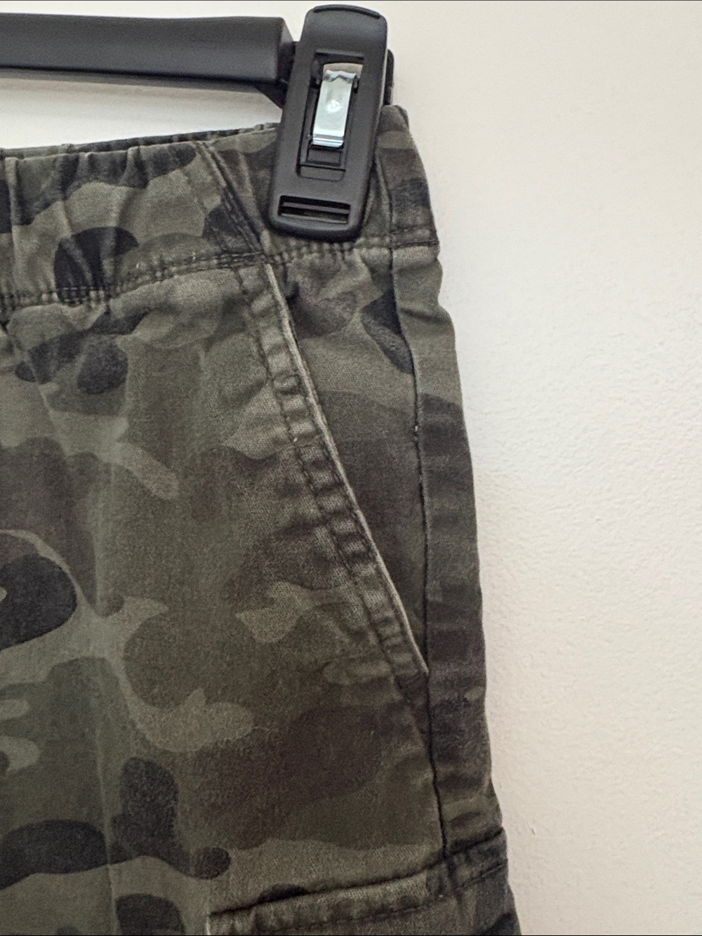 Old Navy Boys' Camo Cargo Shorts - Green/Black - Picture 7 of 13